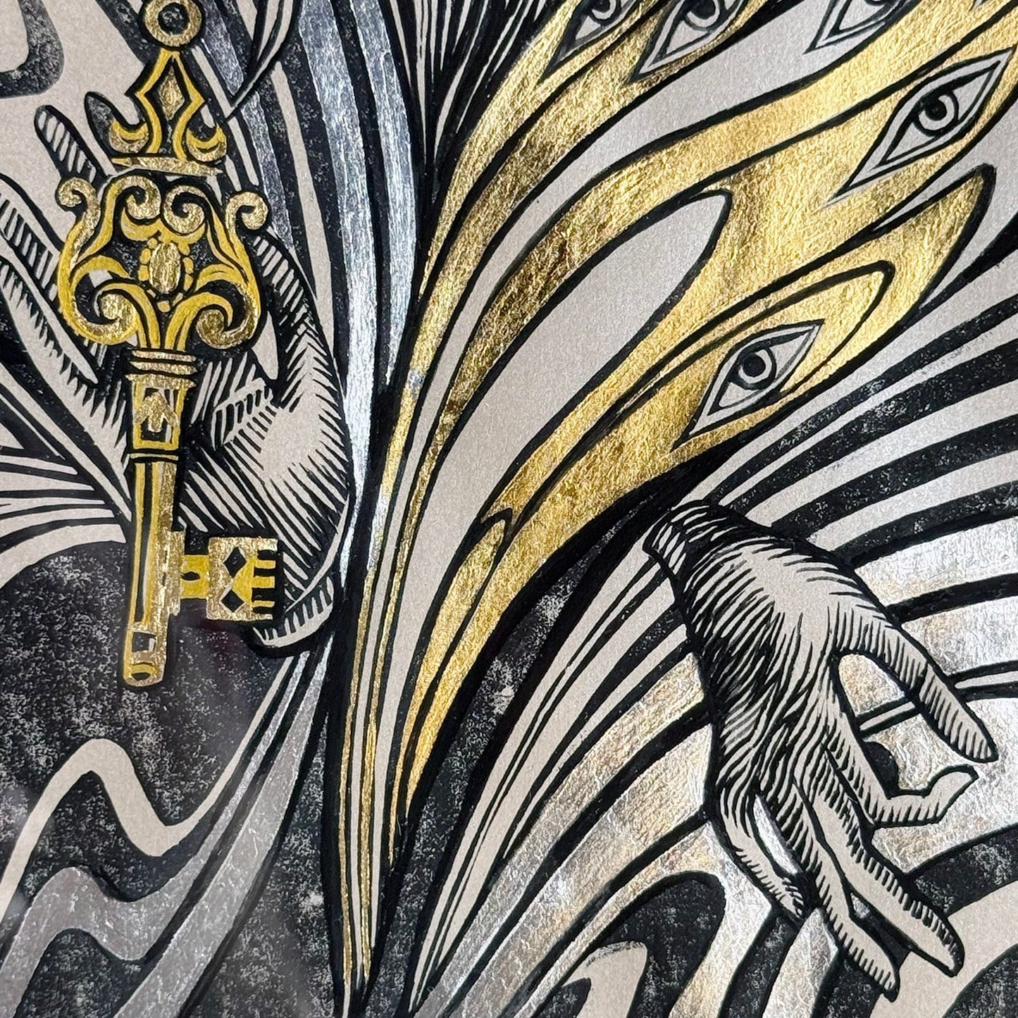 The Key (Linocut series)