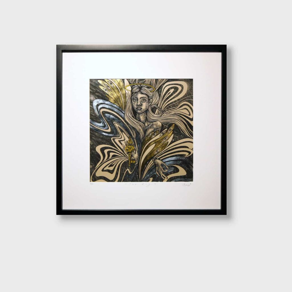 The Key (Linocut series)