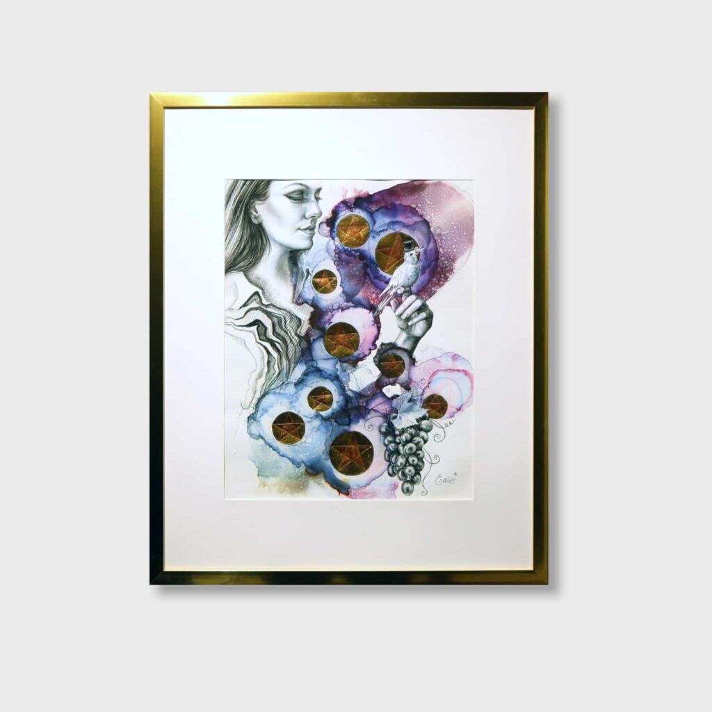 Abundance (9 of Pentacles, Tarot Minor Arcana)