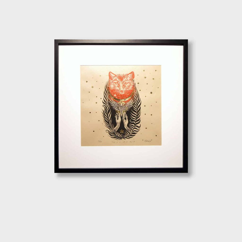 Wisdom (Linocut series)