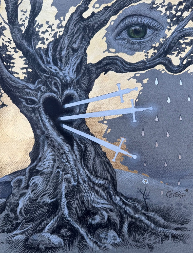 Three of Swords (Tarot Minor Arcana)