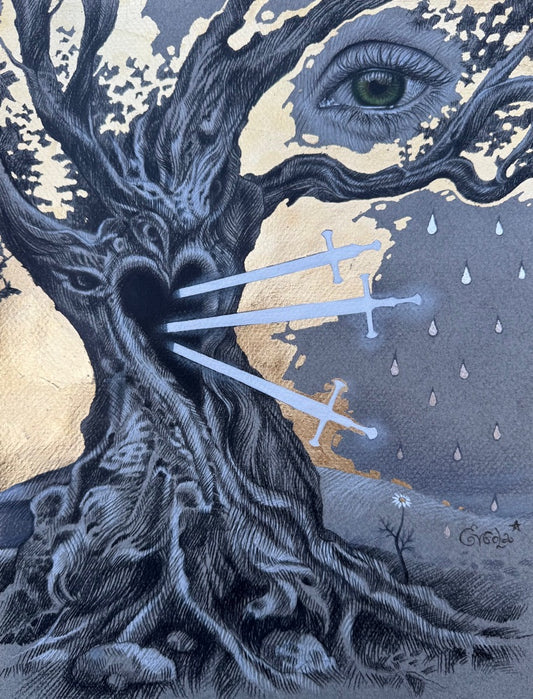 Three of Swords (Tarot Minor Arcana)