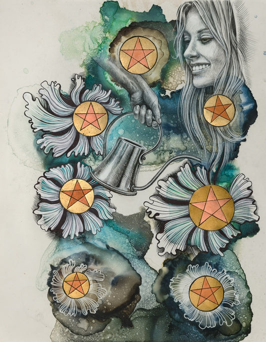 Growth (7 of Pentacles, Tarot Minor Arcana)