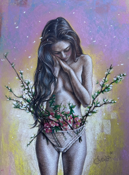 In Bloom (Ten of Wands, Tarot Minor Arcana)