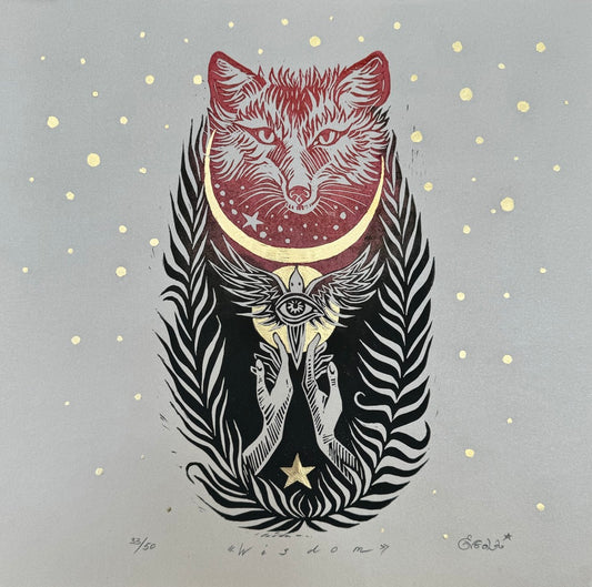 Wisdom (Linocut series)