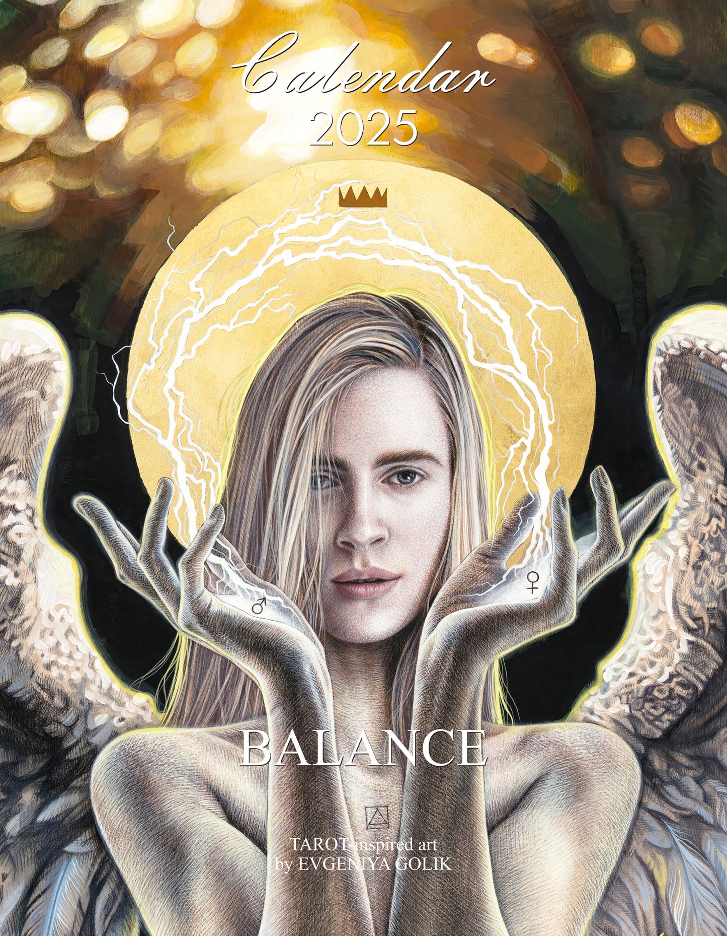 "Balance" Tarot-inspired Art Calendar 2025